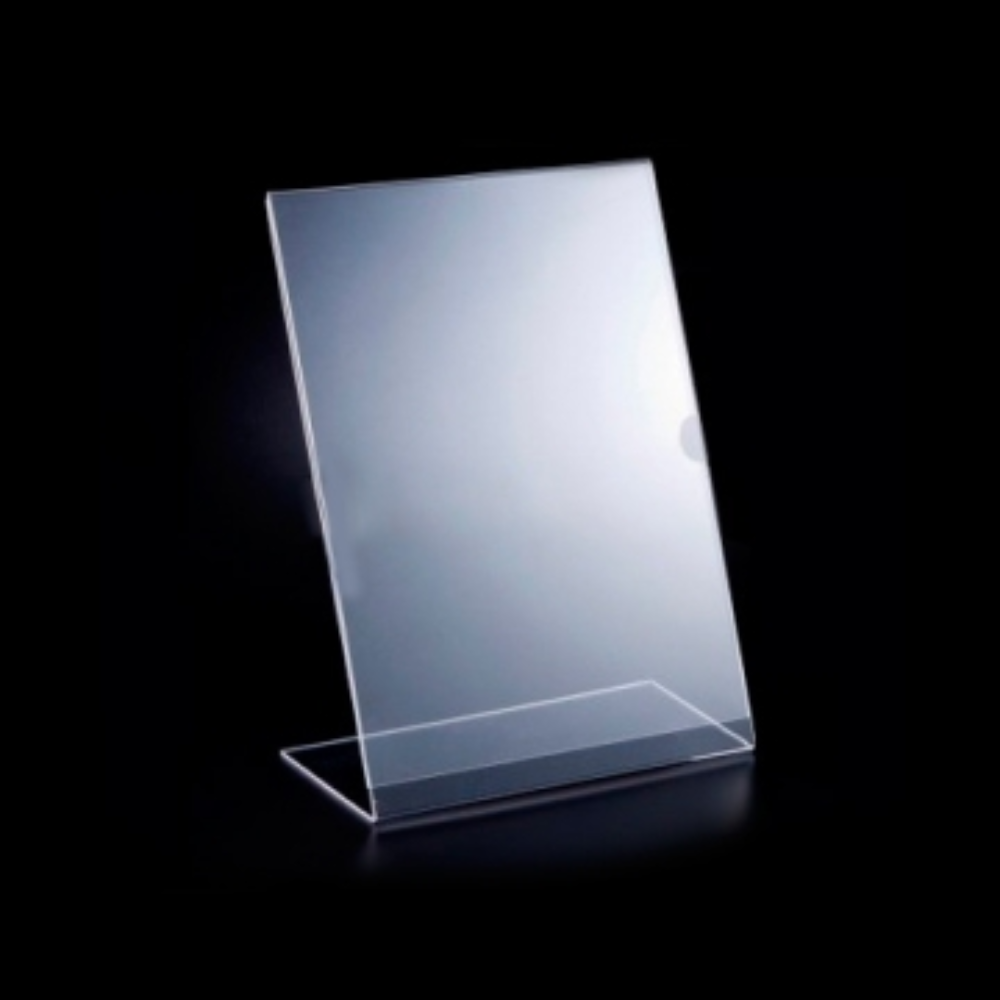 KIT DE 20 DISPLAY DE MESA DE ACRILICO A FOLHA A3 L VERTICAL, , large